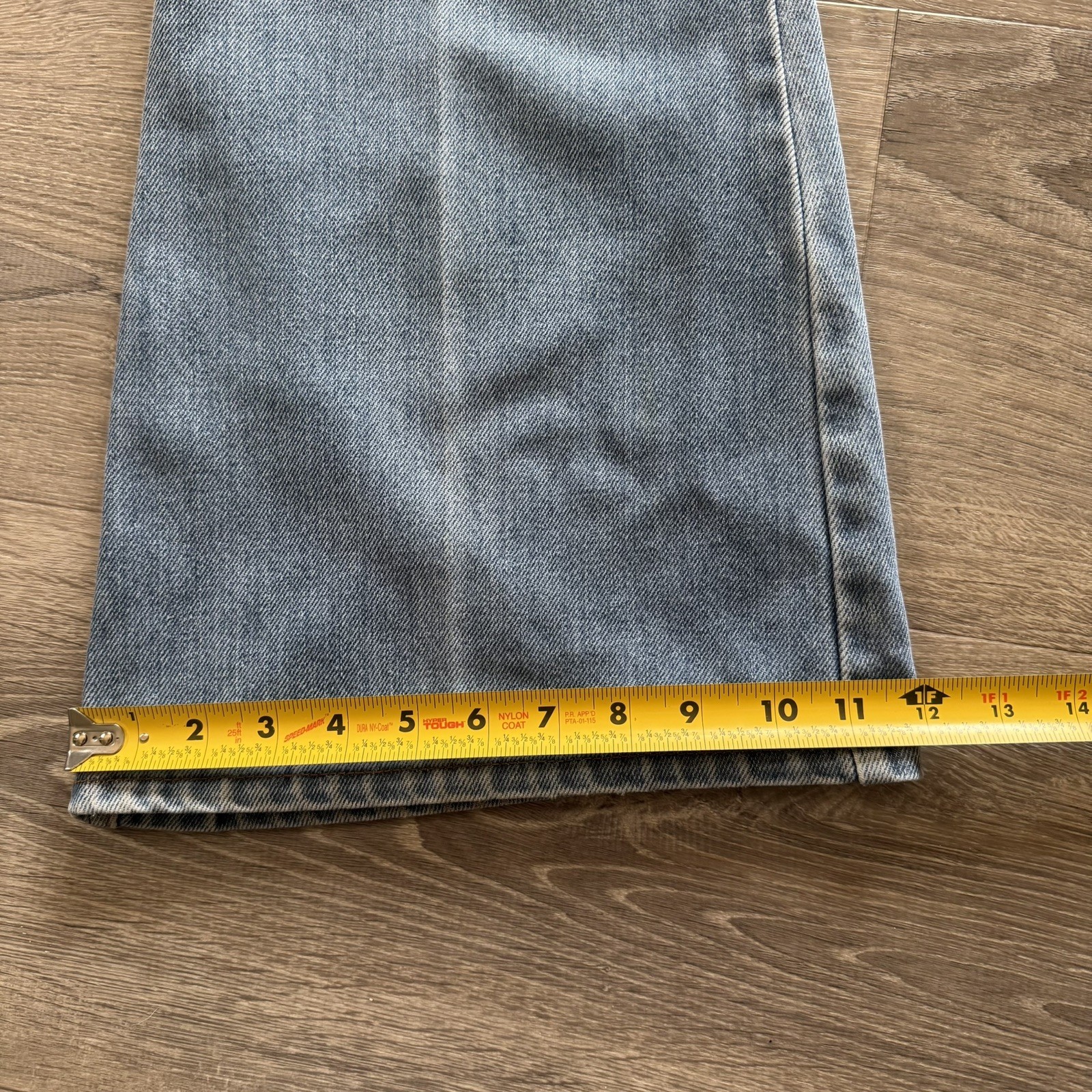 Vintage 70s Plain Pockets JC Penney Flare Bellbottom Jeans 30×31