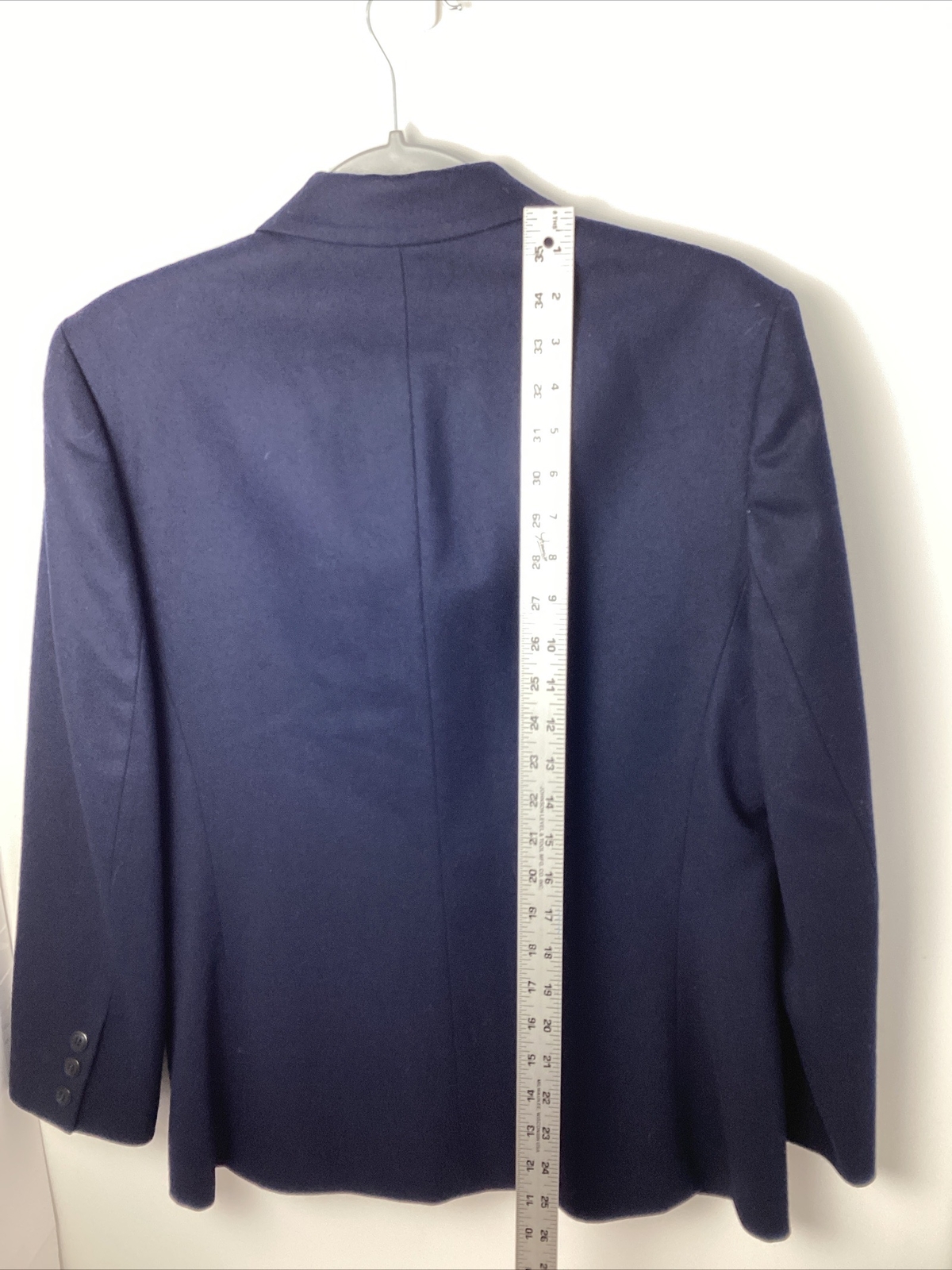 Pendleton 70s VINTAGE 100% VIRGIN WOOL NAVY BLUE BLAZER SZ 8 2 Button 2 Pockets