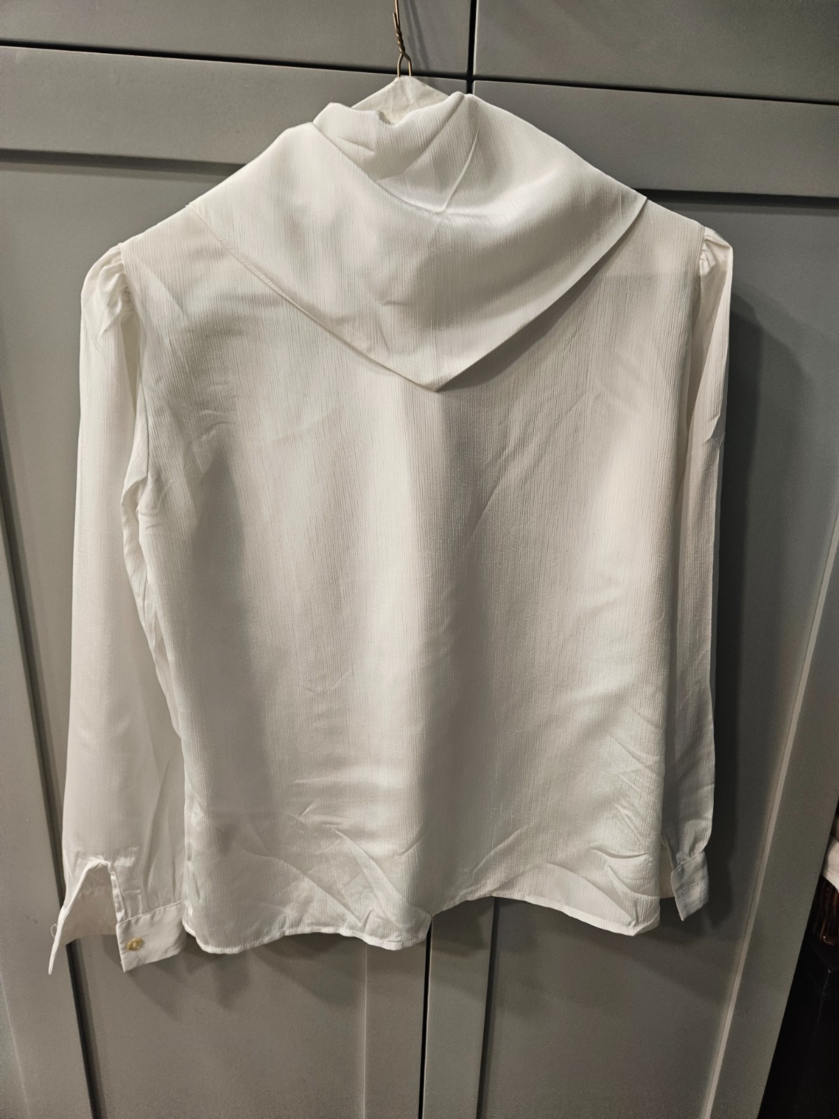 Vintage – Late 1980’s To Early 1990’s White Blouse – Size 4