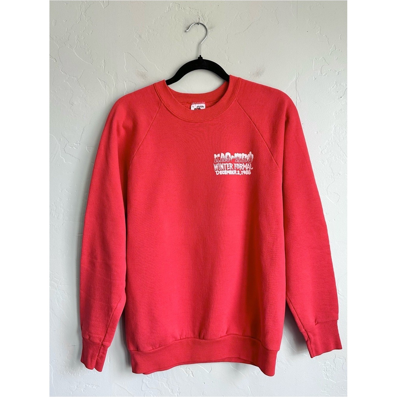 1988 Vintage Kappa Delta & Pi Beta Phi Winter Formal Christmas Sweatshirt Large