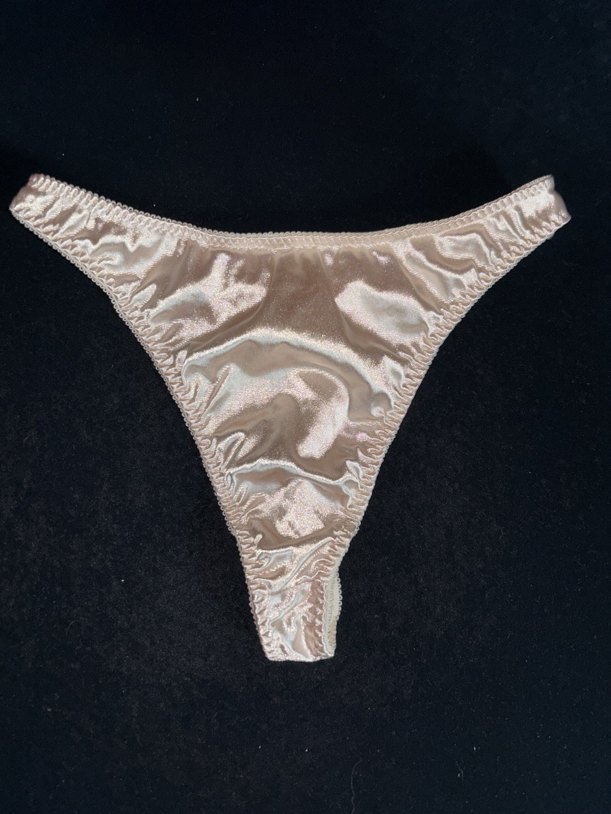 Vintage Victoria’s Secret Second Skin Satin Sissy Thong Size M