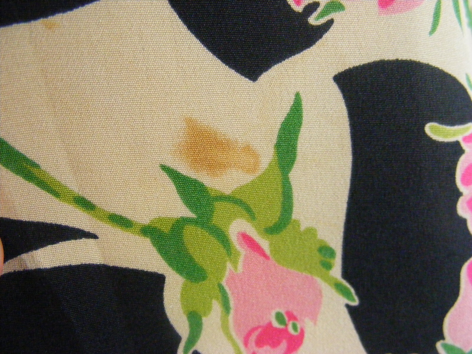 40s RAYON DRESS FLORAL PRINT BELTED BUTTON UP FULL SKIRT LIGHTWEIGHT 38″ X 30″ M
