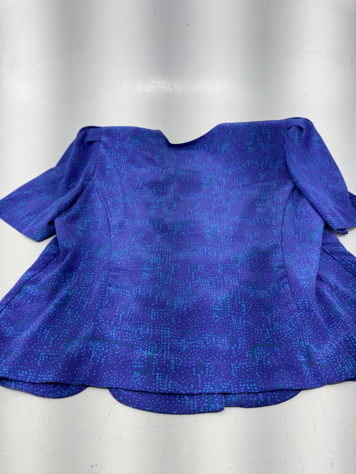 LESLIE FAY Dresses Women’s Petite 16 Blazer Jacket and Skirt Set Purple/Blue