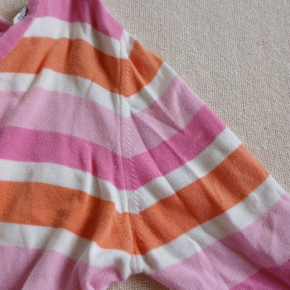 lilly pullitzer cotton vintage striped large sweater preppy chic candy stripe