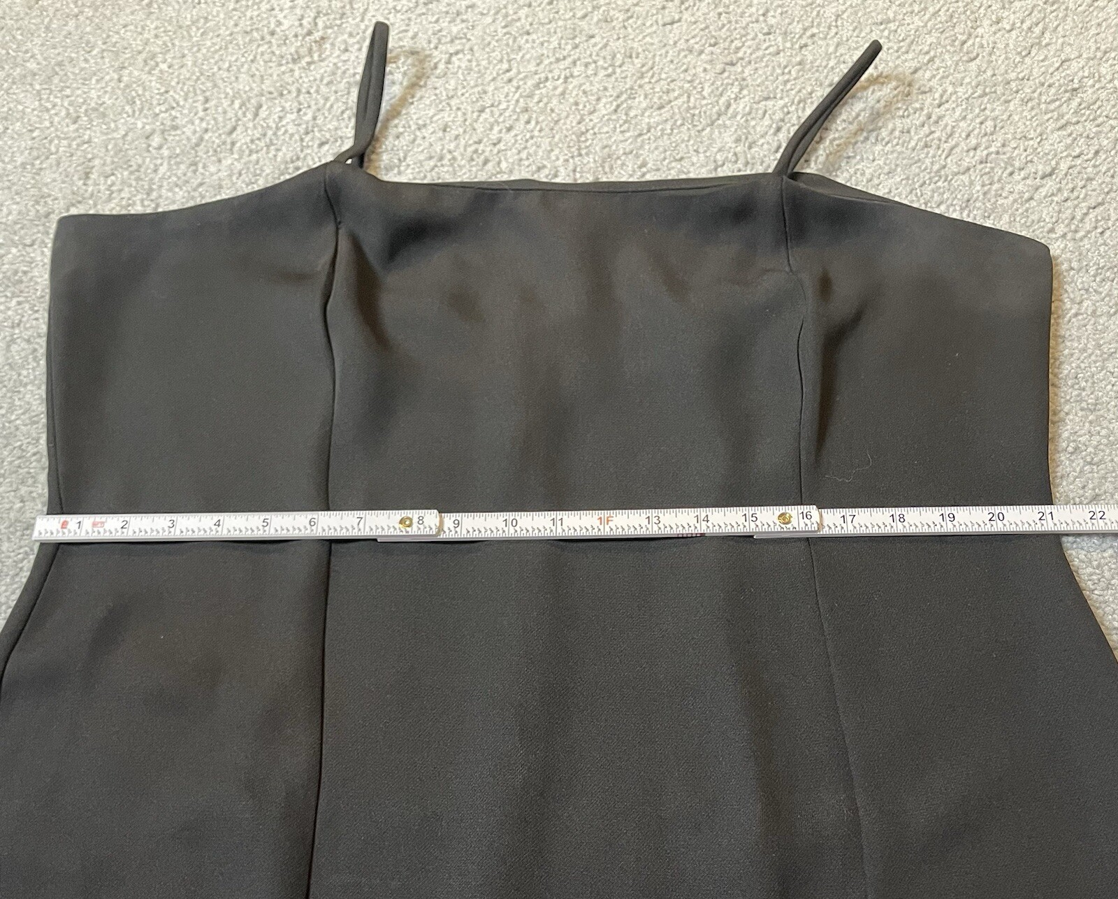 70s Formal Slip Midi Dress 2XL Black Eveningwear Whimsigoth Minimalist Cocktail