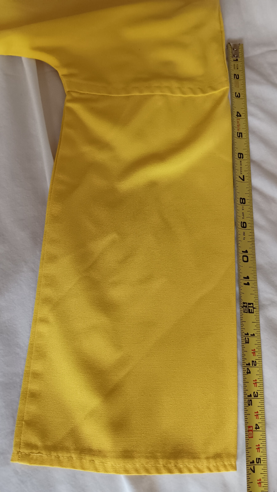 VINTAGE C. 1969 SEARS BRIGHT SUN YELLOW WOMENS SZ SML TUNIC SHIRT PULLOVER GOOD