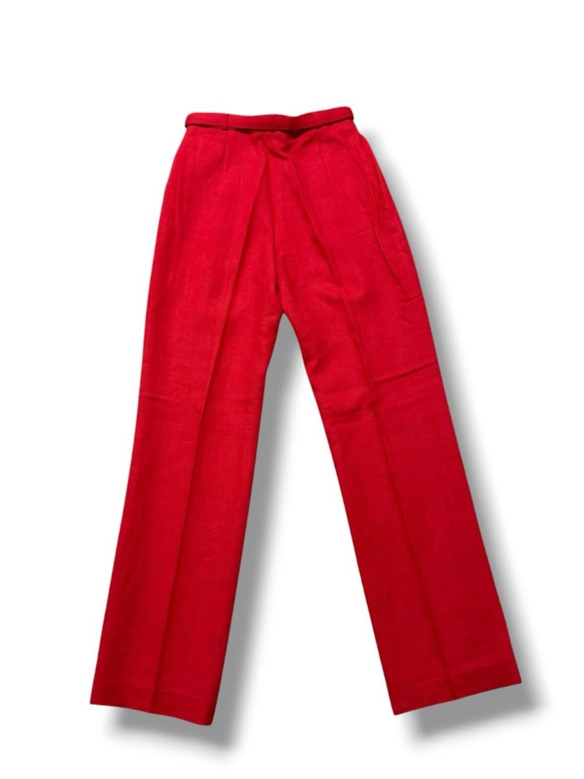 Vintage Country Suburbans Union Made Red High Rise Straight Leg Pants Size 8 USA