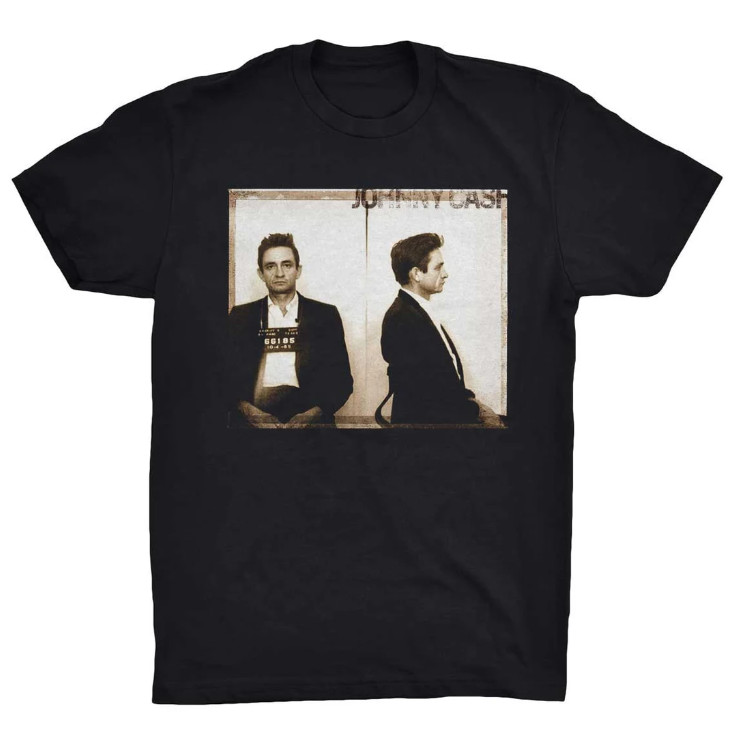 Johnny Cash T-Shirt. Johnny Cash Mugshot. Music T-shirt. Graphic Tee