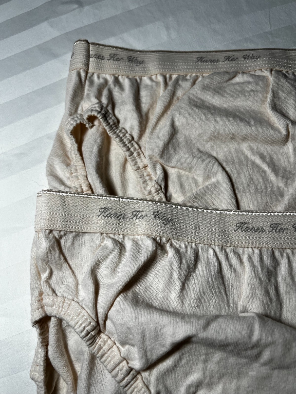 VTG Girls Hanes Her Way Panties Hi-Cut Cotton Brief Size 5 NWOT