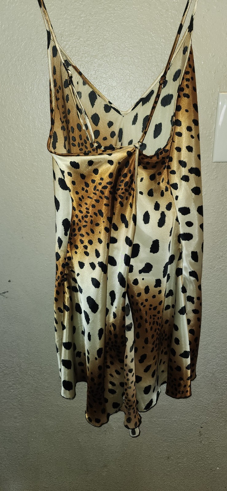 intimate attitudes Lepprard Print Slik Lingere 1xl