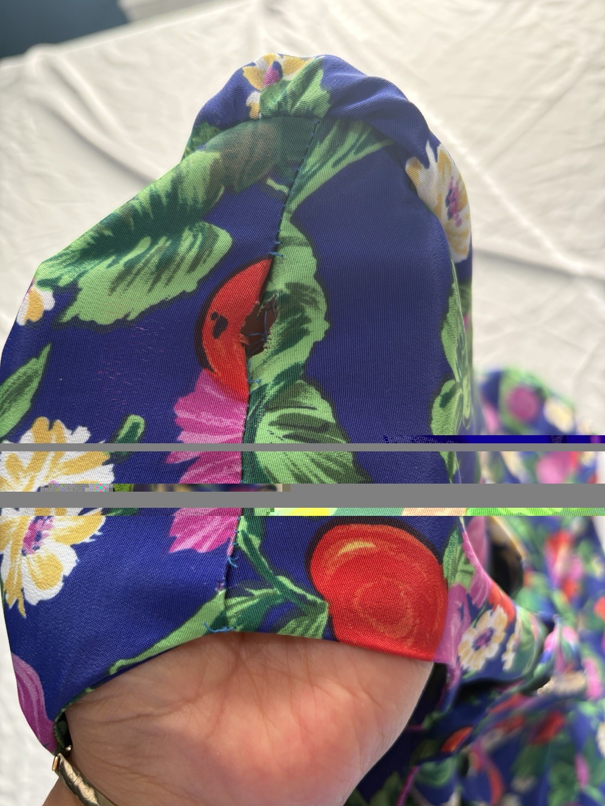 Breli Originals 80’s Pleated Floral Cottagecore Praire Botanical Bright Dress