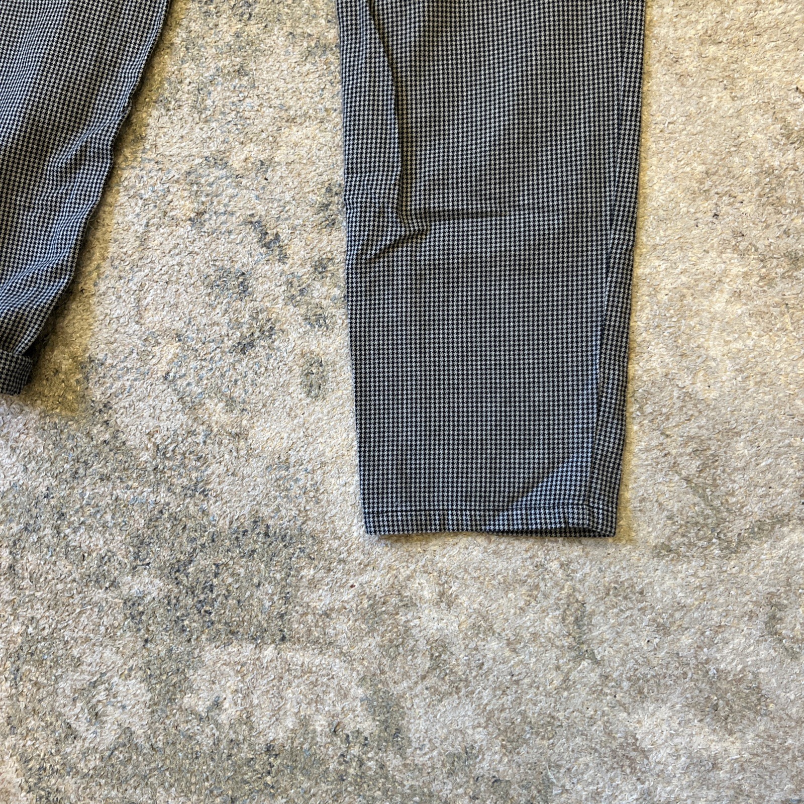 Vintage Liz Claiborne Houndstooth Pants Hipster 90s Curvy Holidays Trouser Sz 4