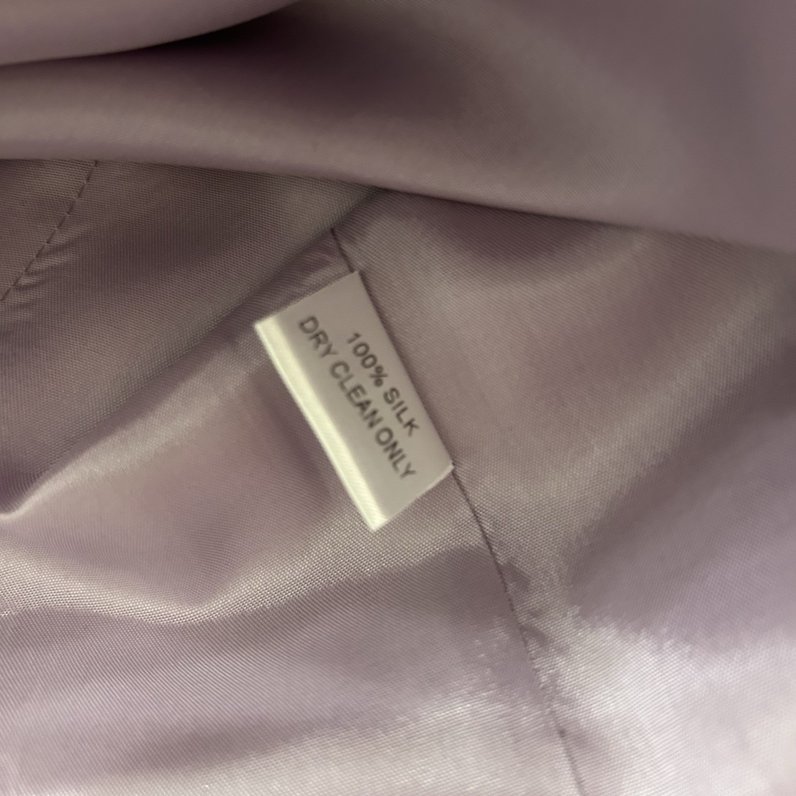 Lillie Rubin X Kay Unger Vintage 1990s 100% Silk Lavender Beaded Dress Jacket 6