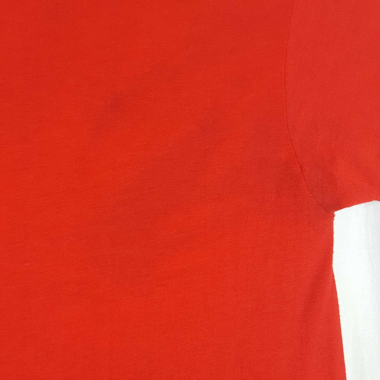 Vtg 80s Woman Of The Year T-Shirt M Red Cat Single Stitch 50/50 USA Ched Ladies