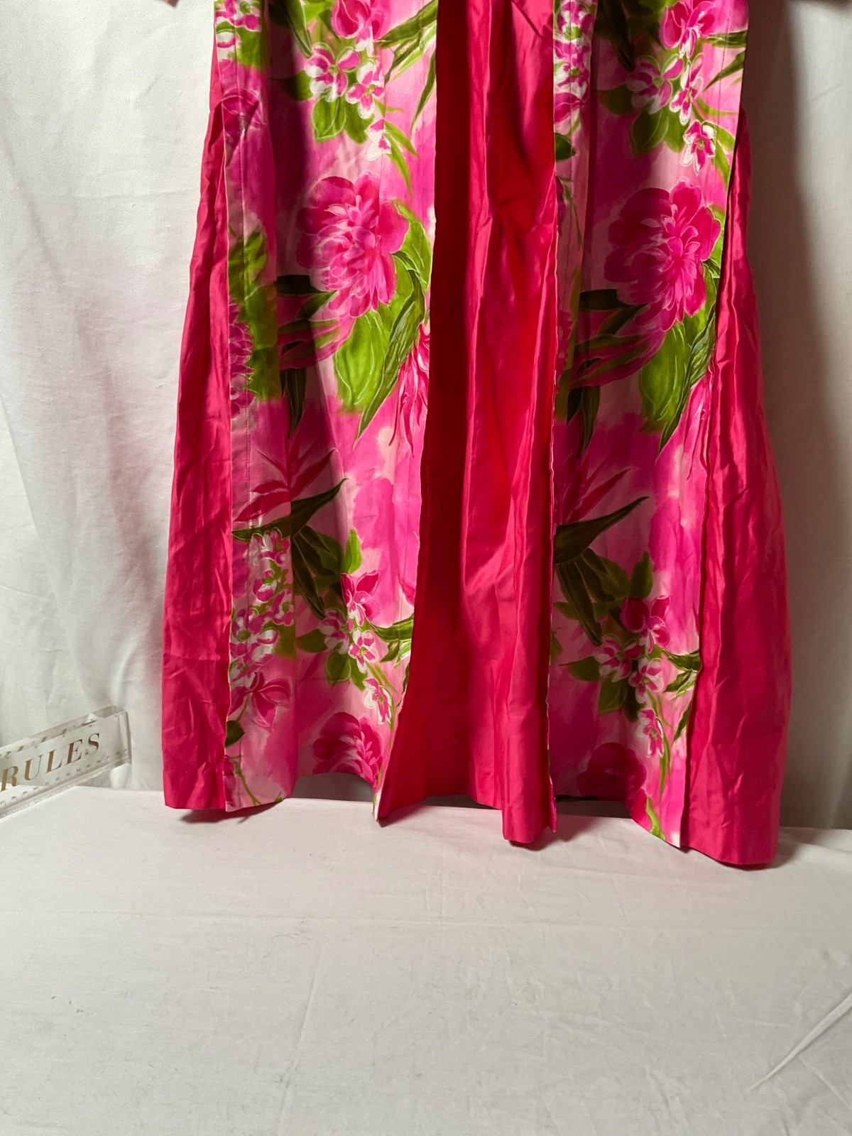 Vintage Kamehameha Hawaiian Flower Pocket Dress 1960 Mid century Made in Hawaii