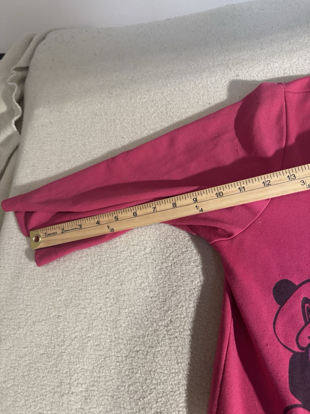 Vintage Panda Short Nightgown 70s 80s Pink Longline Tunic V Neck Slim Nostalgia