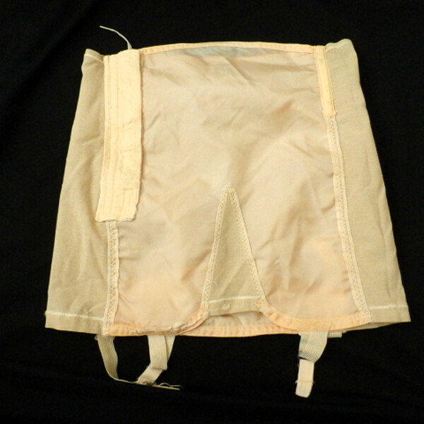 Vintage 1940s GOSSAR-DEB Open Bottom GIRDLE Zipper & Garters Style 702 Size 26
