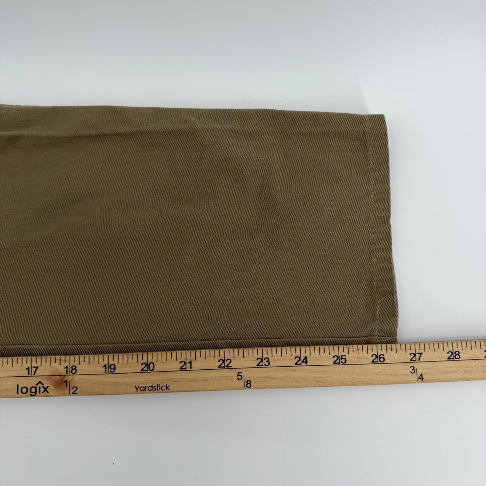 Ralph Lauren Twill Pants Women’s 8 Tan Khaki Vintage USA Straight Leg Cotton