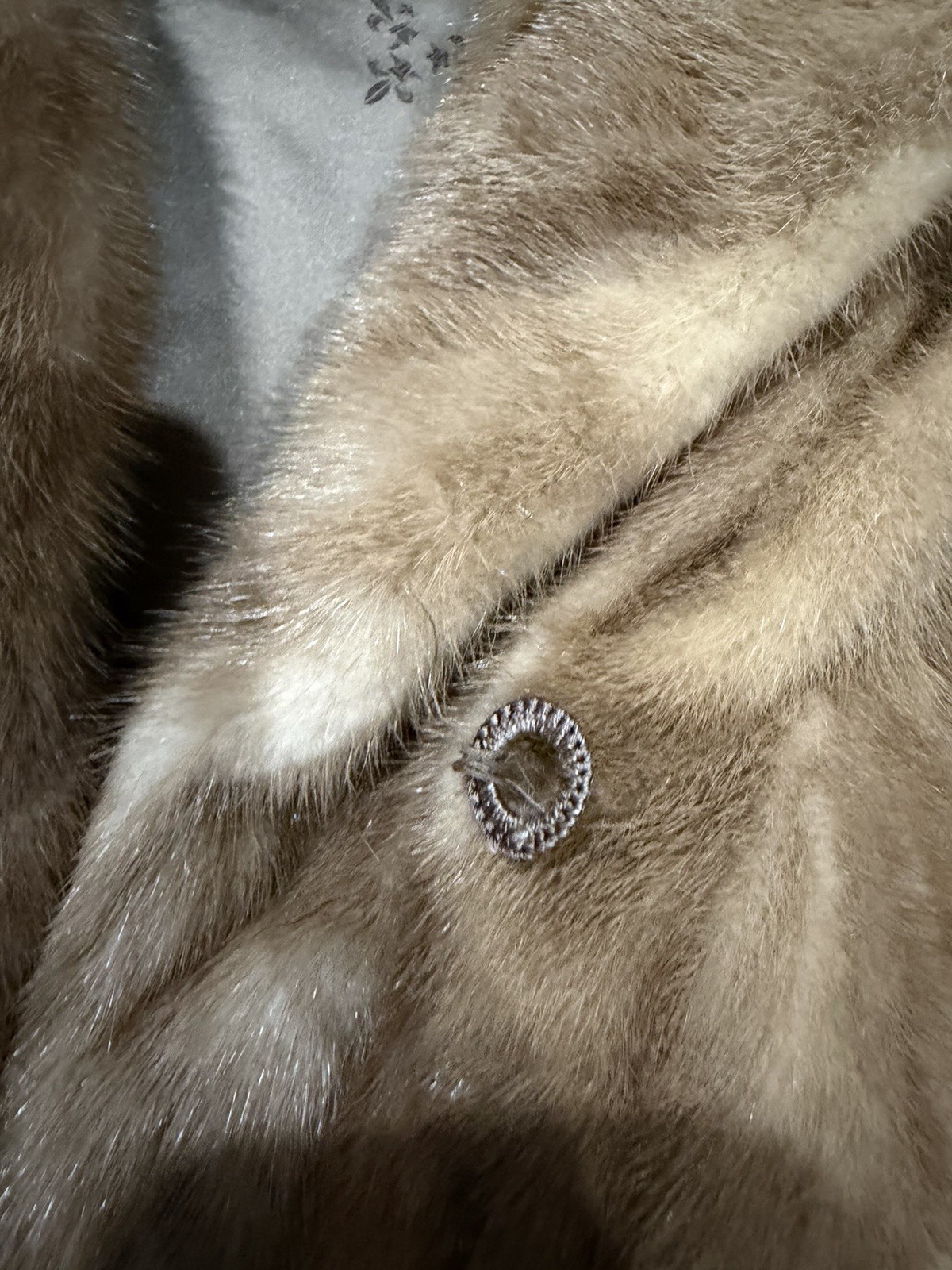 Vintage Flemington Furs Full Length Mink Fur Coat Honey Blonde Honey Amber
