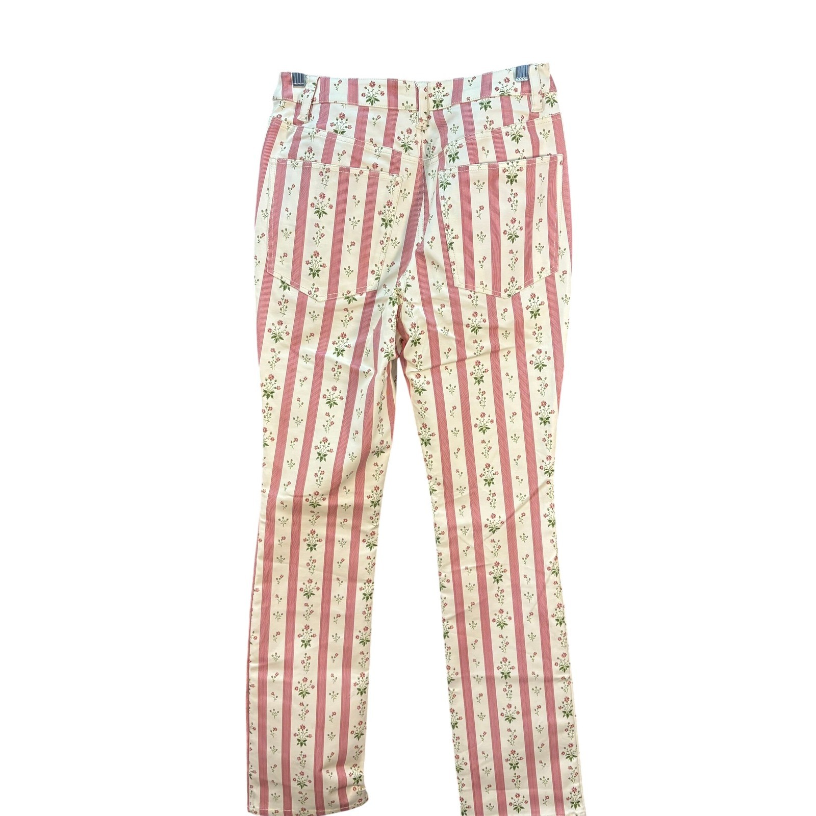 NWT WeWoreWhat Mid Rise Ankle Flare Floral Printed Pants (MSRP: $138) Sz 28