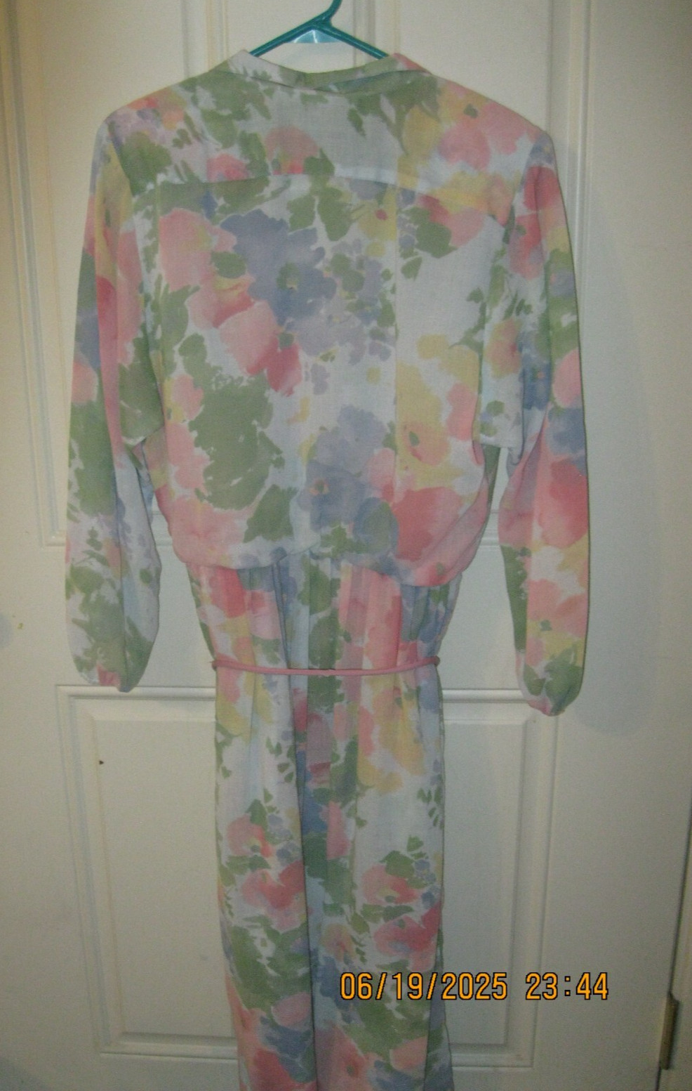1980s Vintage Willie Of California Womens Dress Med. Floral Cottage Core Prairie