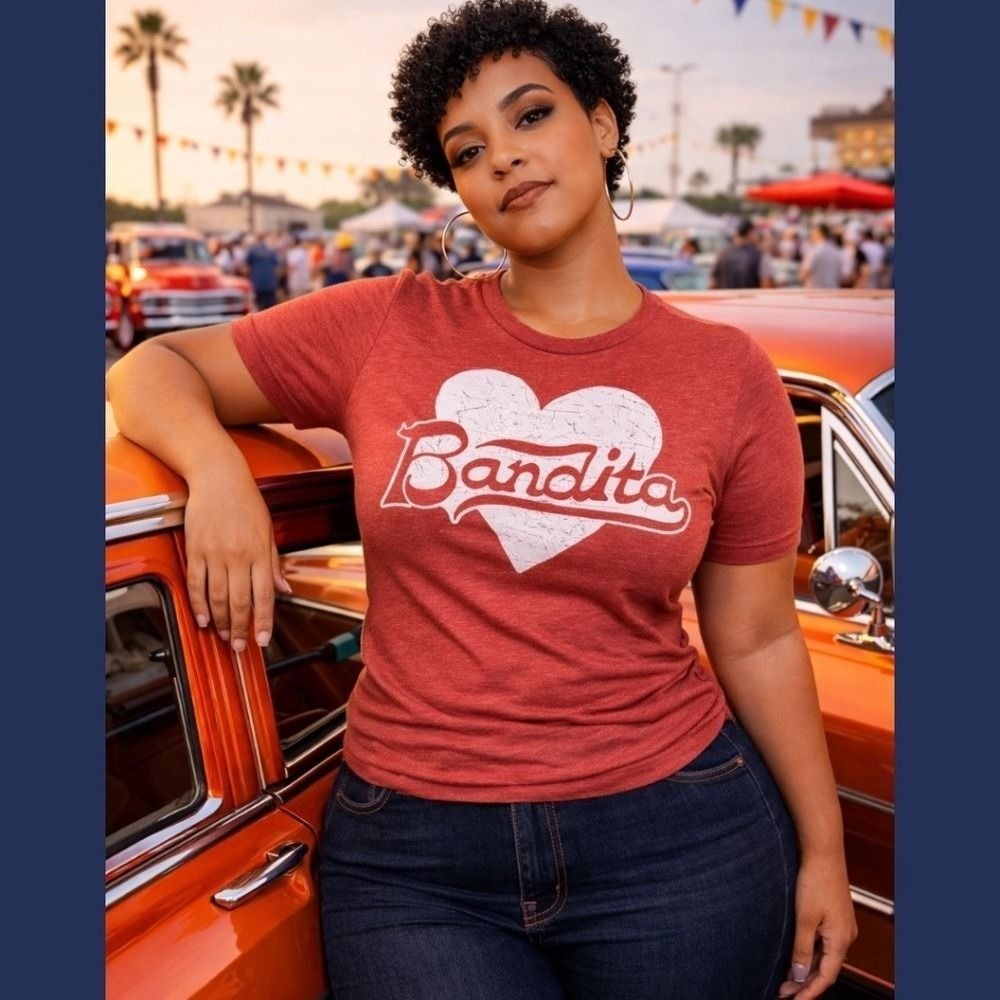 Retro Americana, Vintage-Inspired Graphic T-shirt Bandita NWT, Sz XSmall