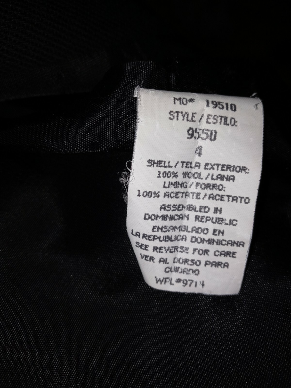 Savannah Blazer Black Vintage Sz 4 For Womens (B51)