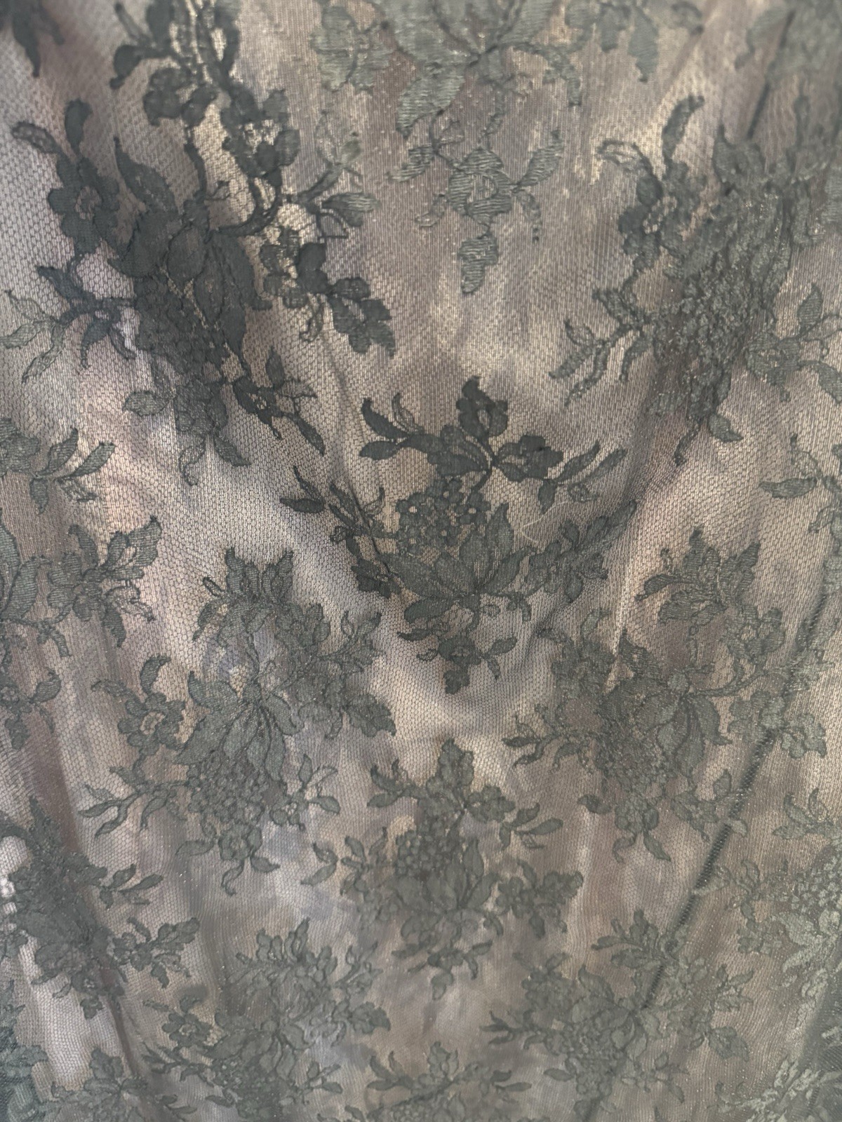 STUNNING TRUE VINTAGE 1950’s SUZY PERETTE LACE SLIP DRESS