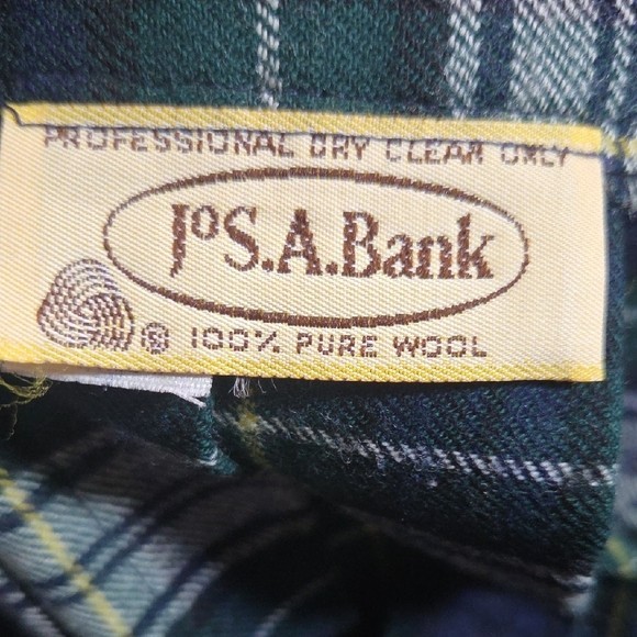 Vintage 90s Wool Tartan Plaid Wrap Skirt Size 10