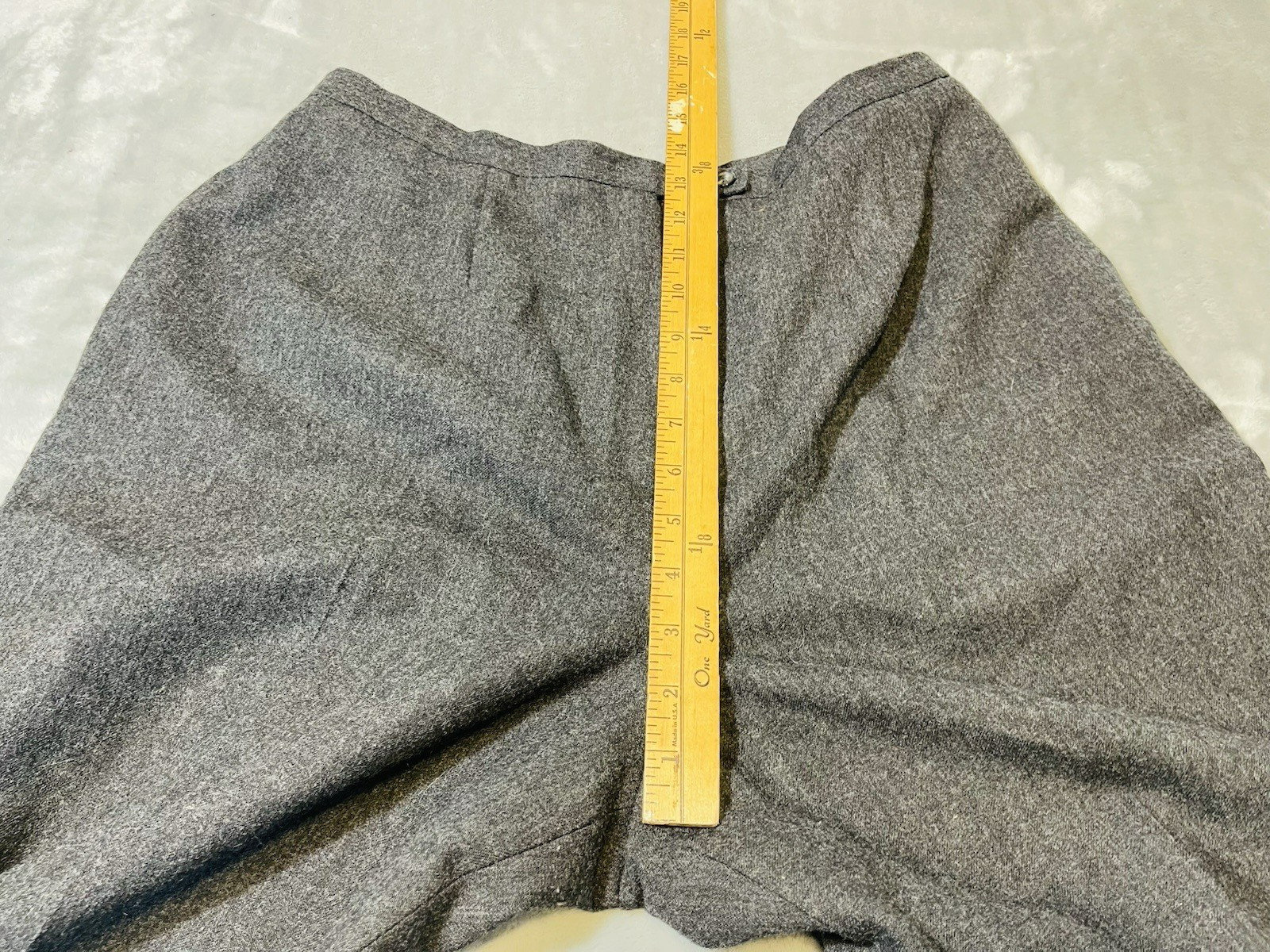VTG Harve Benard Sport Wool Pants Womens 12 Charcoal Gray Trouser Tapered