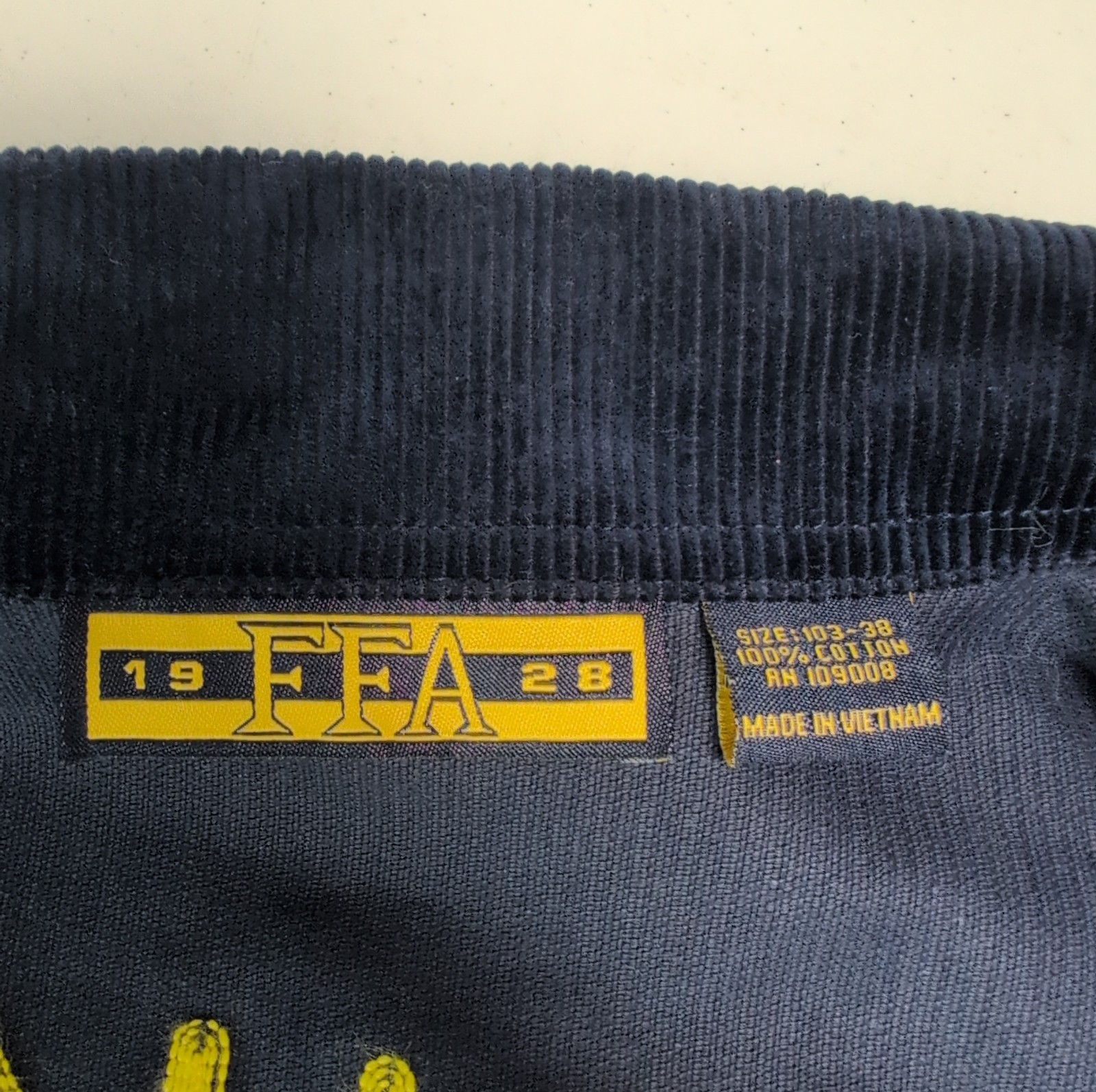 VTG FFA Future Famers Of America Corduroy Jacket Womens 103-38 John Glenn Ohio