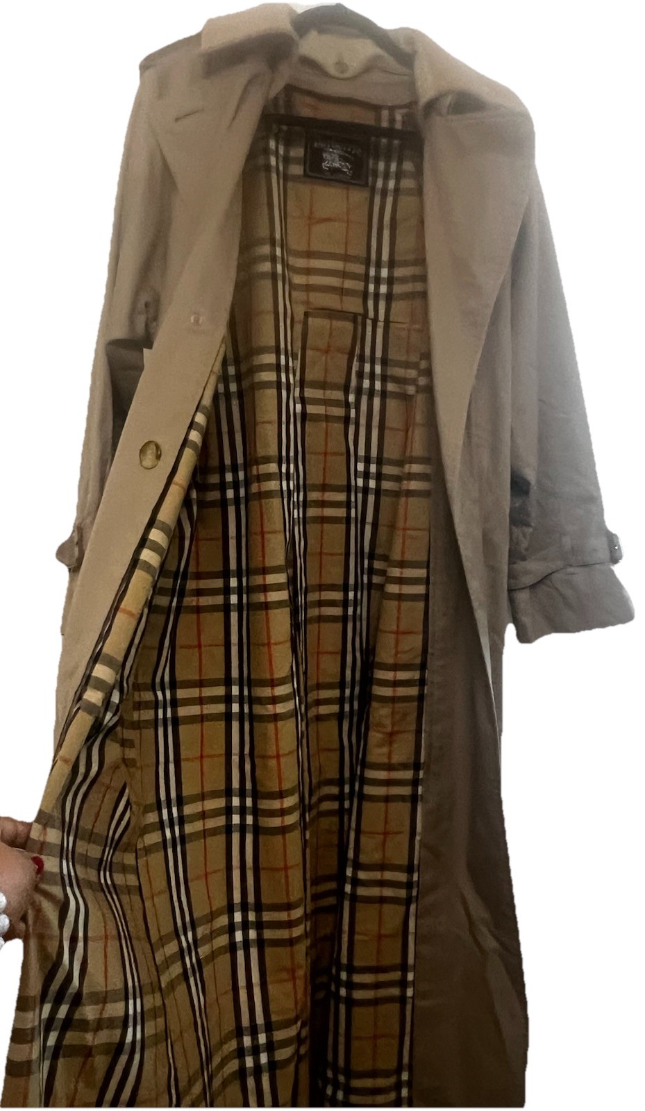 vintage Burberrys of London trench coat with NovaCheck liningexcellentcondition