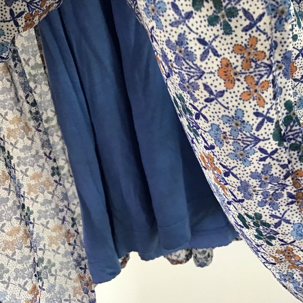Holding Horses Floral Betony Peasant Swing Dress
