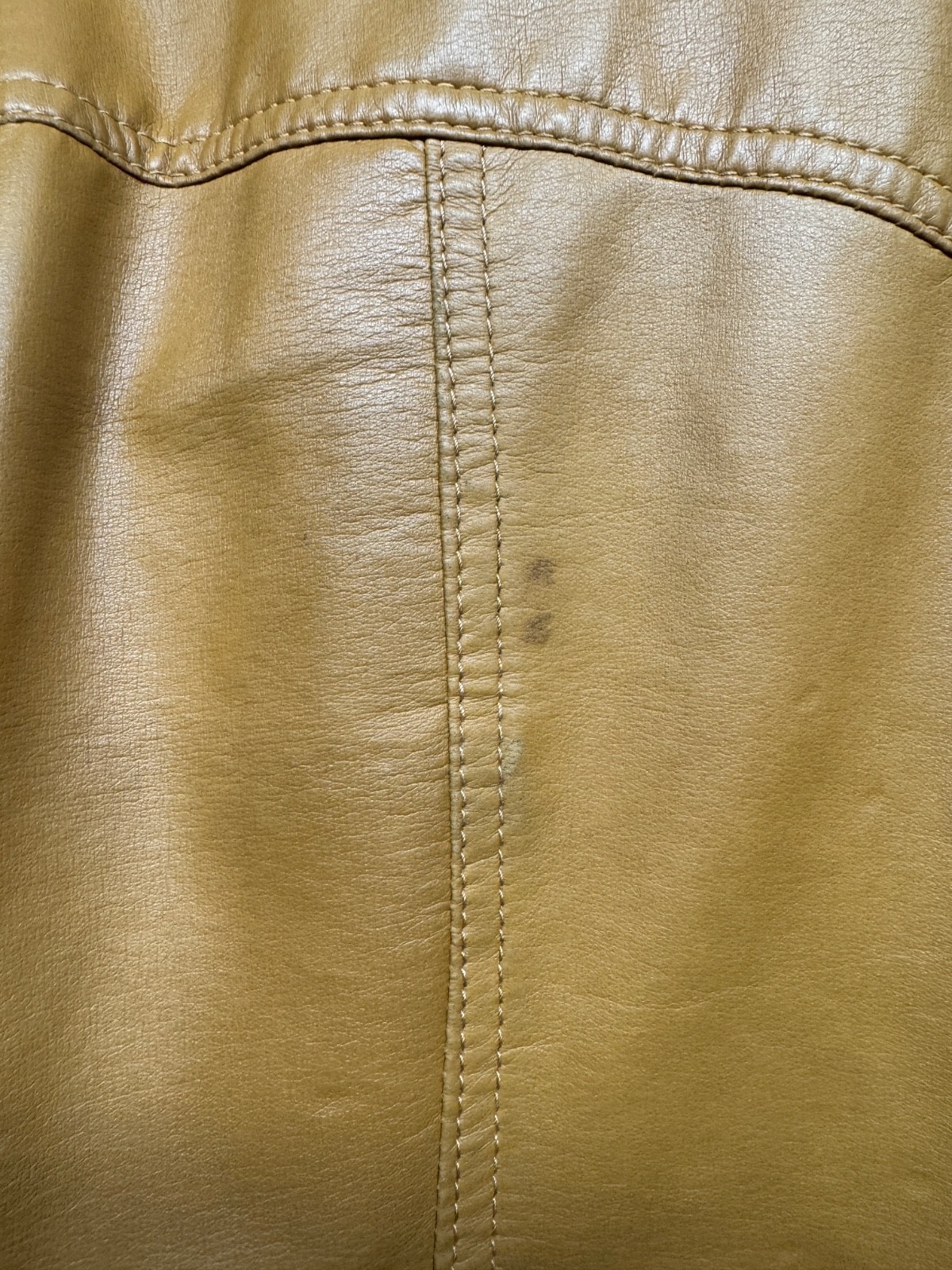 VTG Montgomery Ward Jacket Women S Brown Vinyl Snap Embroidered Flowers Pleather