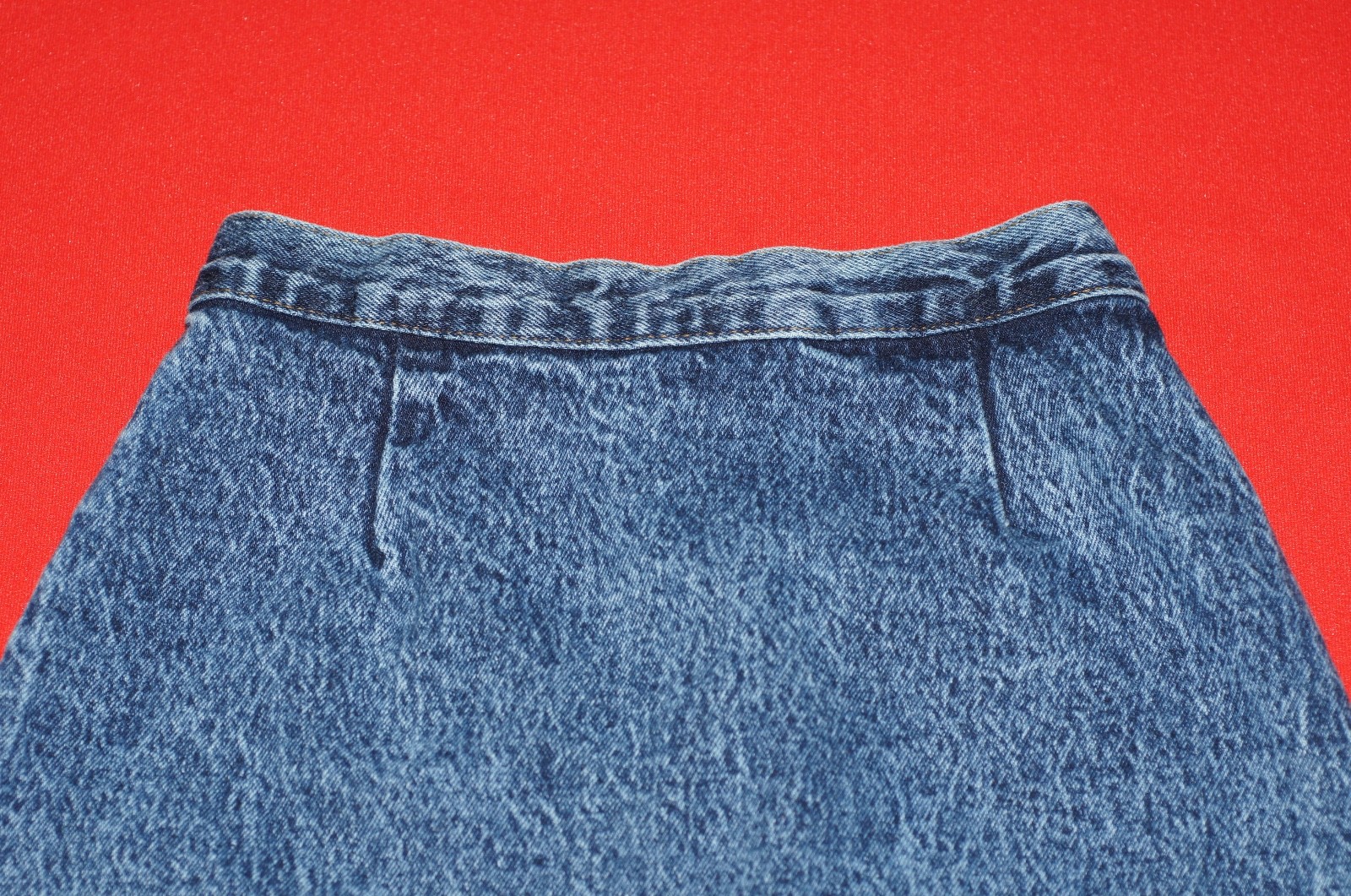 Vintage 1980’s Women’s Fever Blue Denim Skirt Size 5