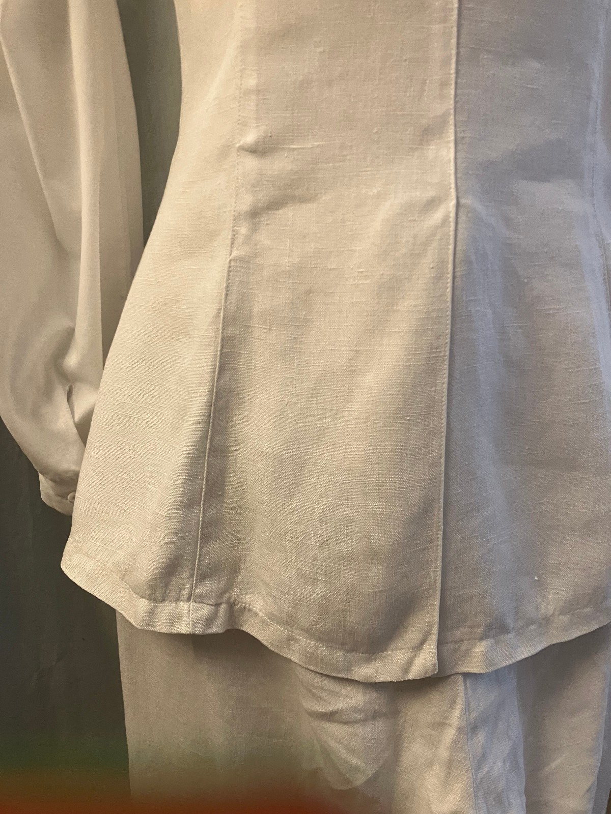 Antique white linen Riding Suit habit Jodhpurs M/L from Main Line estate 1920s