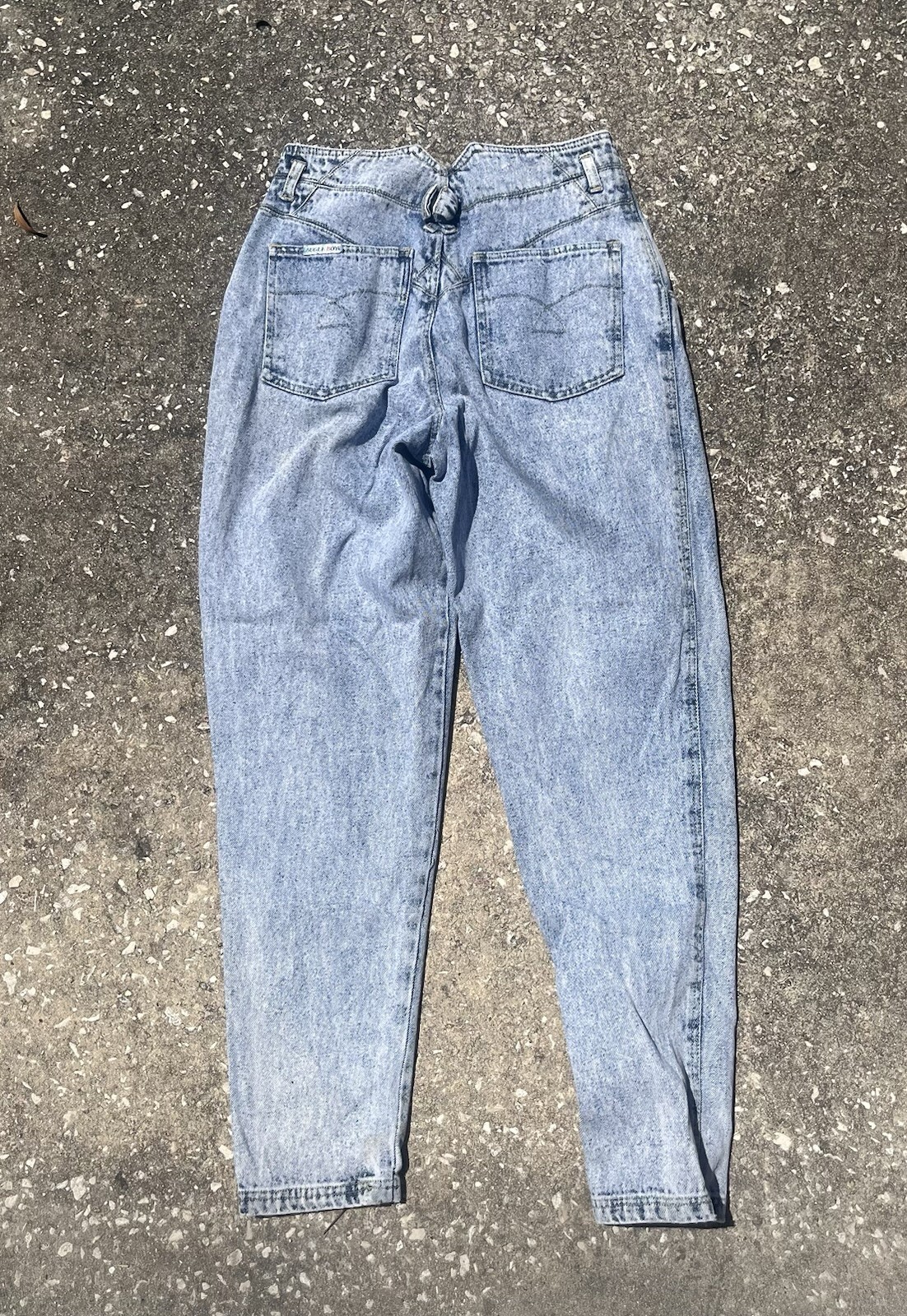 Bugle Boy Vintage Buckle Back Womens Jeans Sz 11 Made Hong Kong 90s