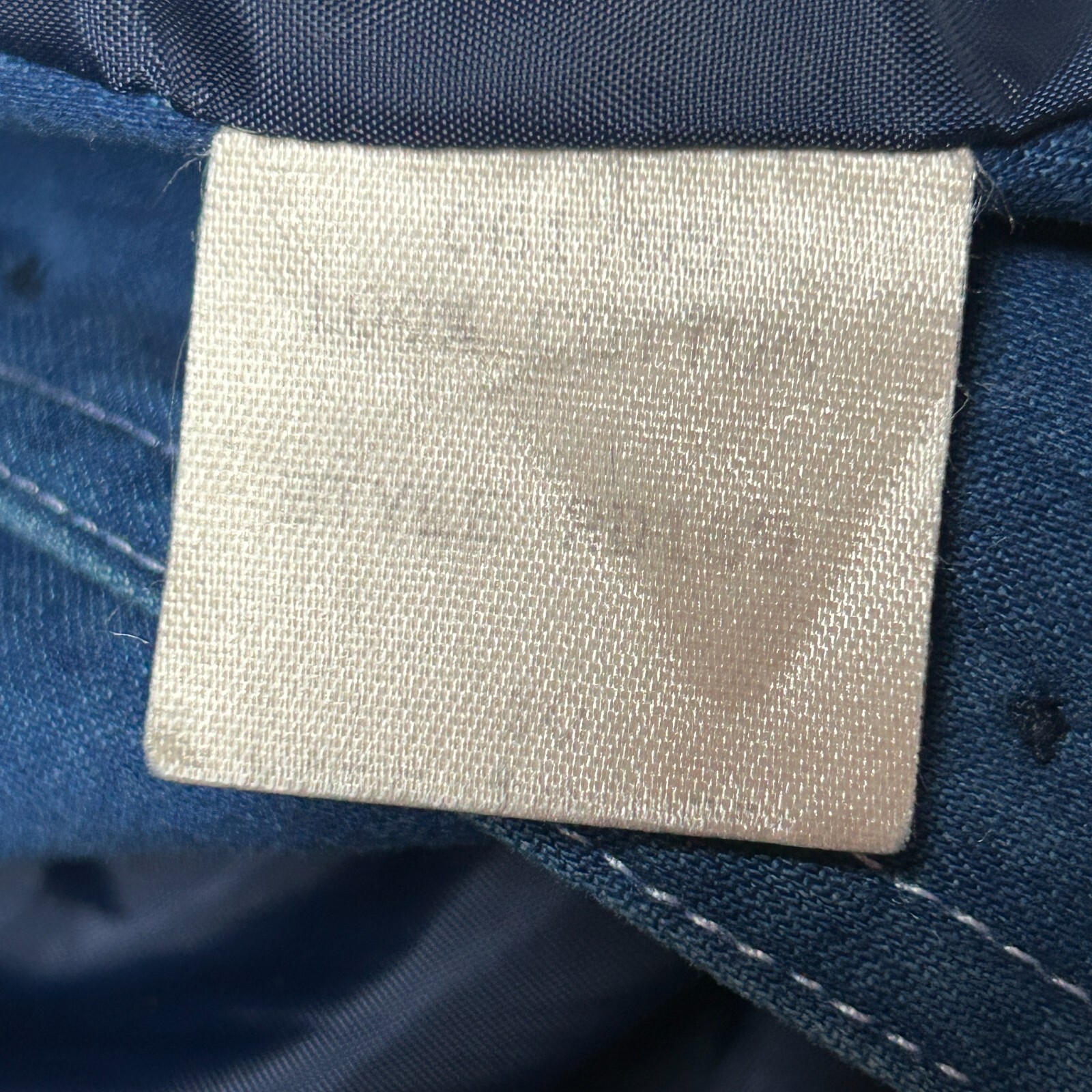 Vintage Three Flaggs Womens Denim Blazer Jacket Size L/XL Blue Casual Buttons