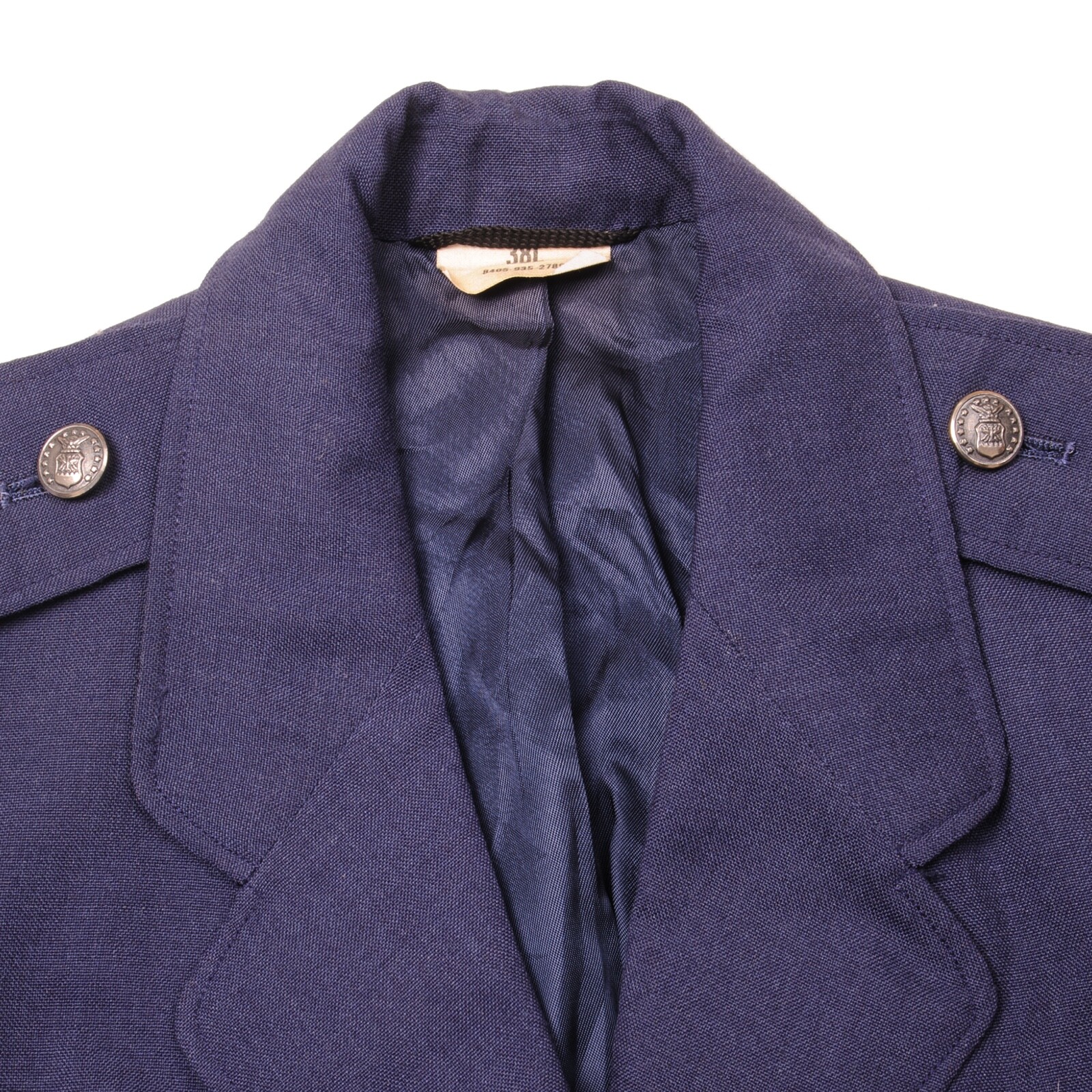 VINTAGE ORIGINAL USAF DRESS JACKET 1972 VIETNAM WAR SIZE 38L