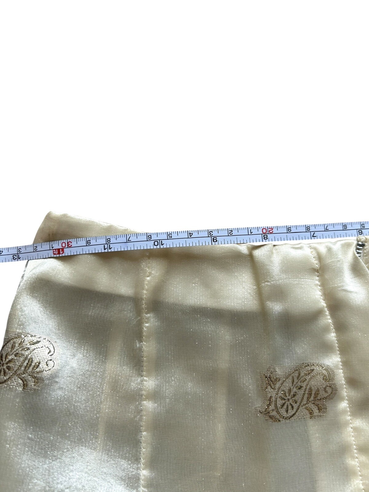 Vtg 60s Metallic Gold Brocade Tunic & Pants Outfit Set ELLI Europe Craft