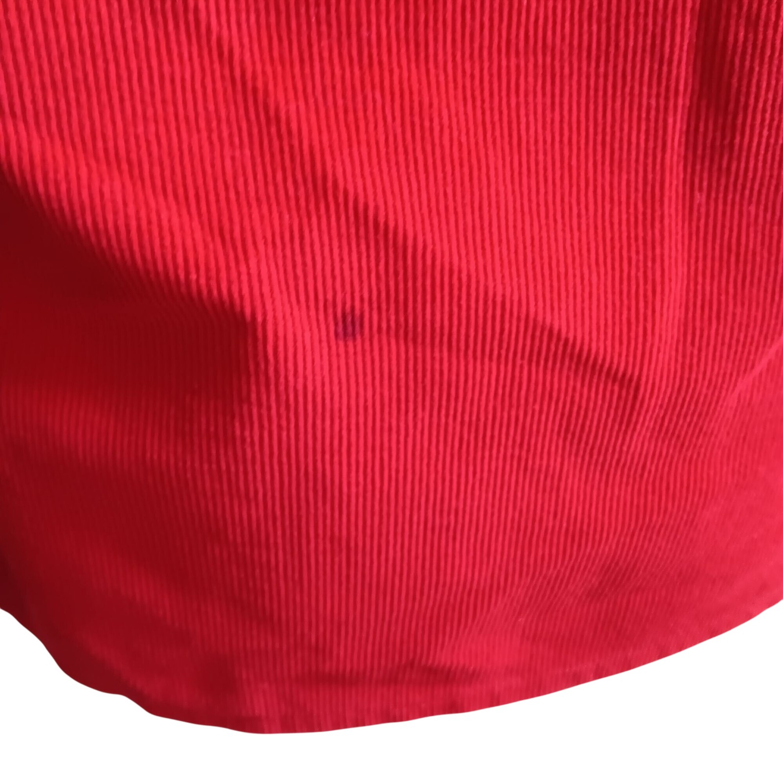 Vintage 1970’s Large Western Vest Prior Red Corduroy Sleeveless Snap Cowgirl