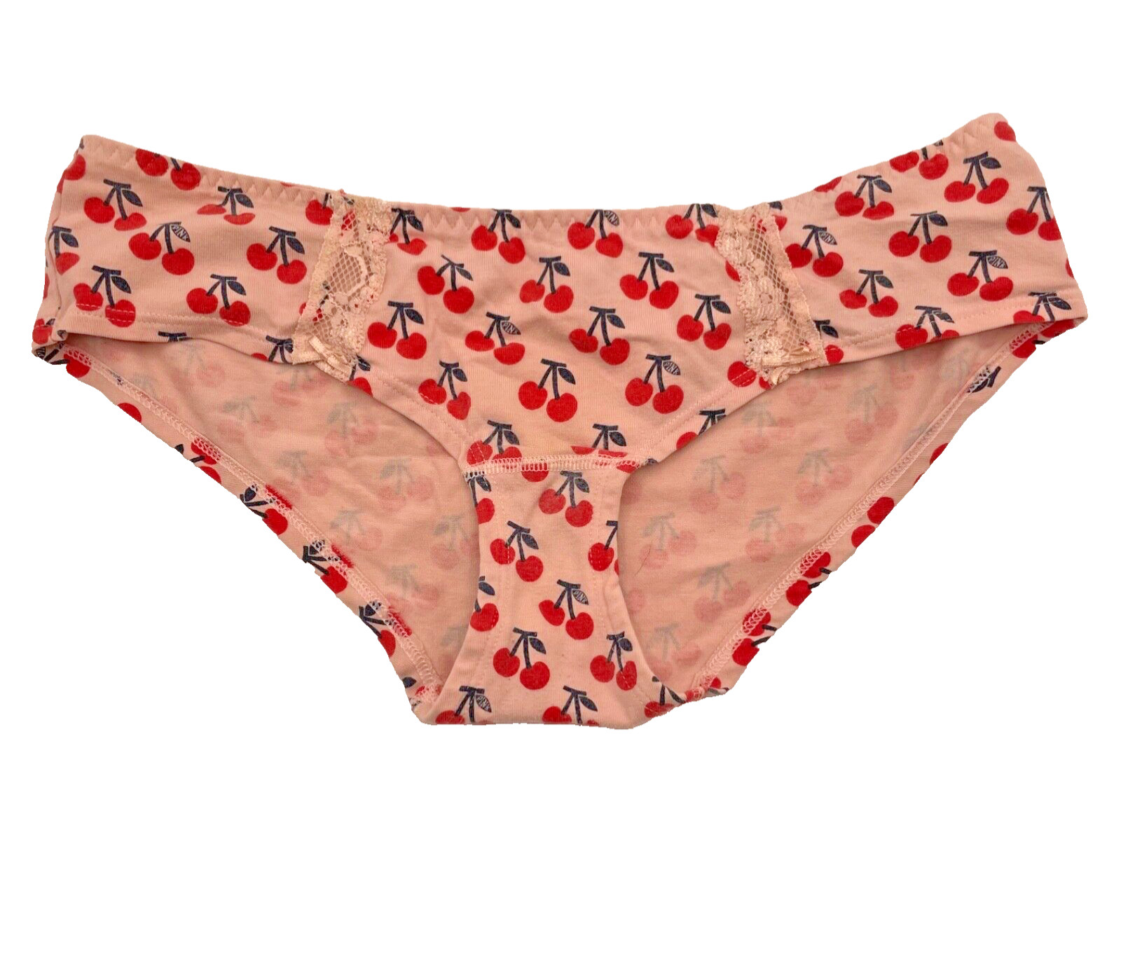 2008 Victoria’s Secret PINK Cherry Print Cotton Extra Low Rise Hipster Pantie XS