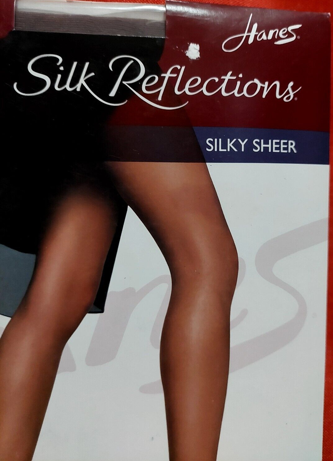 Vintage Pantyhose Hanes Silk Reflections Color Town Taupe Size C-D BDR4