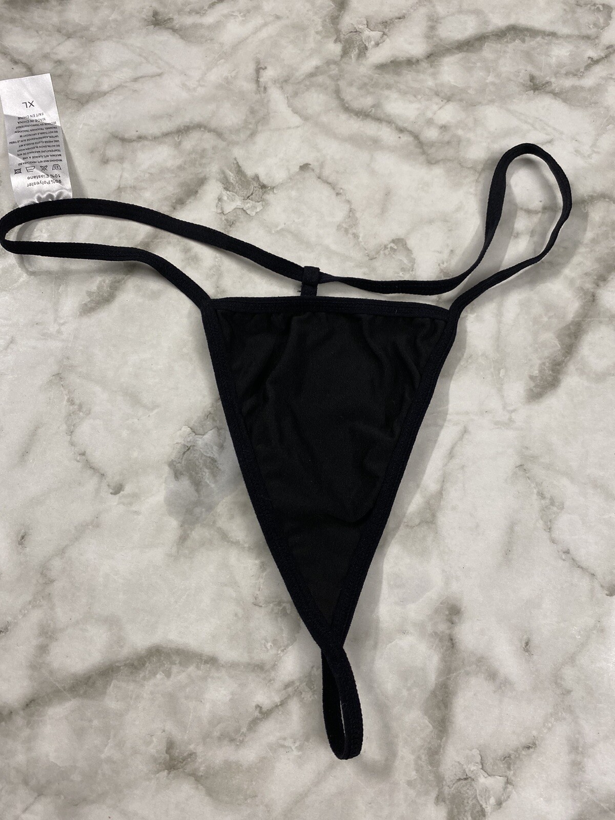 RARE Y2K UNBRANDED Women’s Juniors HOT & SEXY V-String Thong Panties Sz X-LARGE