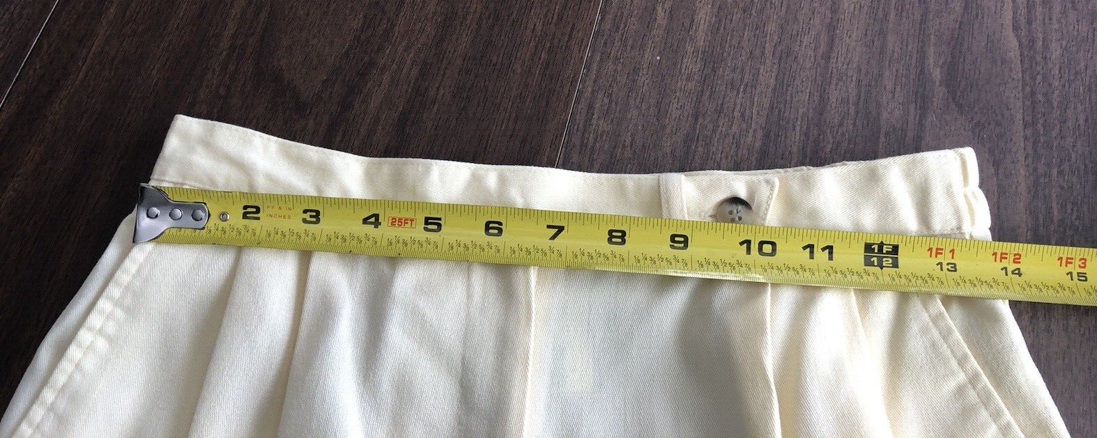 VintageTalbots David Brooks High Waisted Pleated Women’s 8 Pants Slacks Yellow