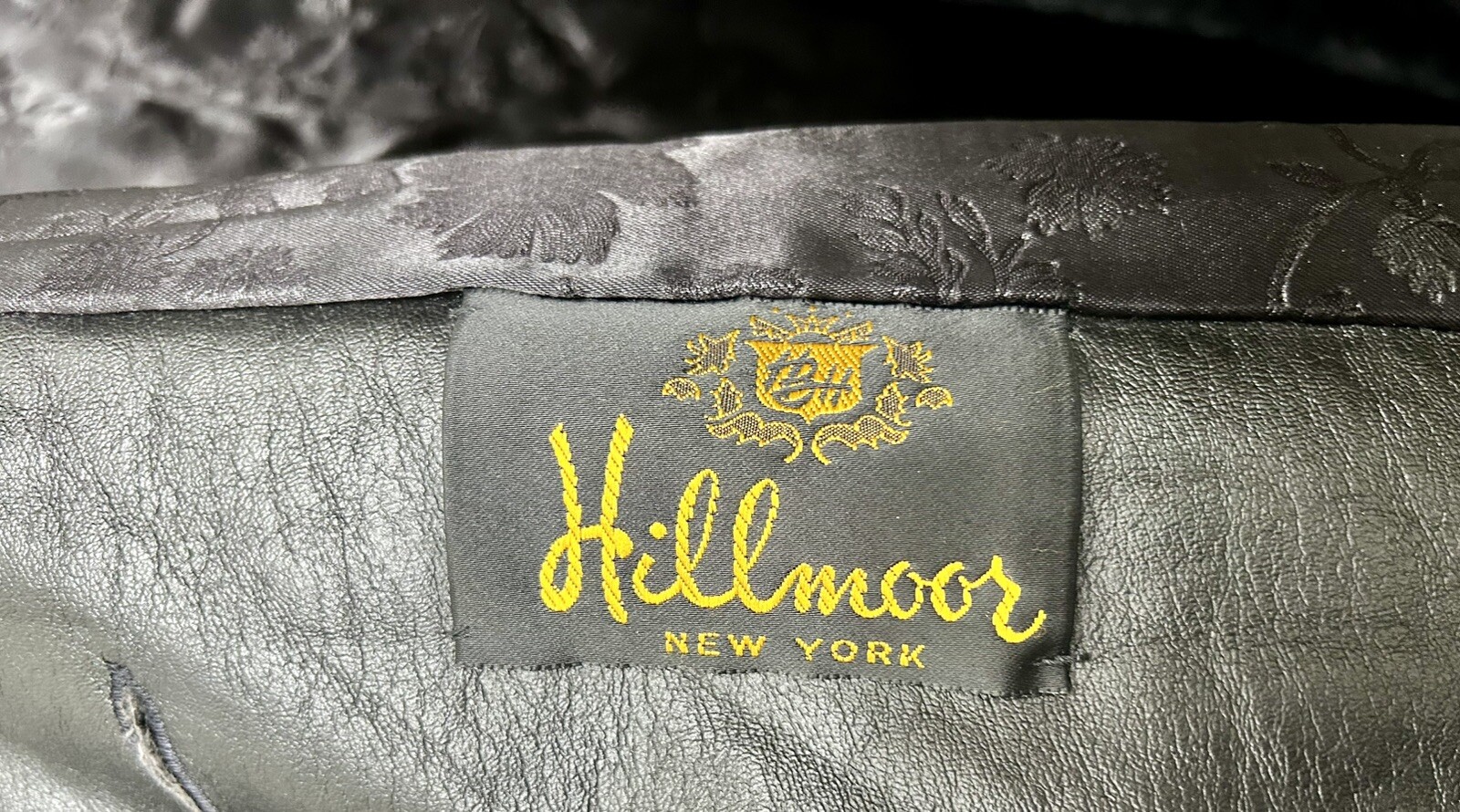 Vintage HILLMOOR-New York Luxury Brown/Black FAUX FUR Jacket COAT~Fits XL/2X