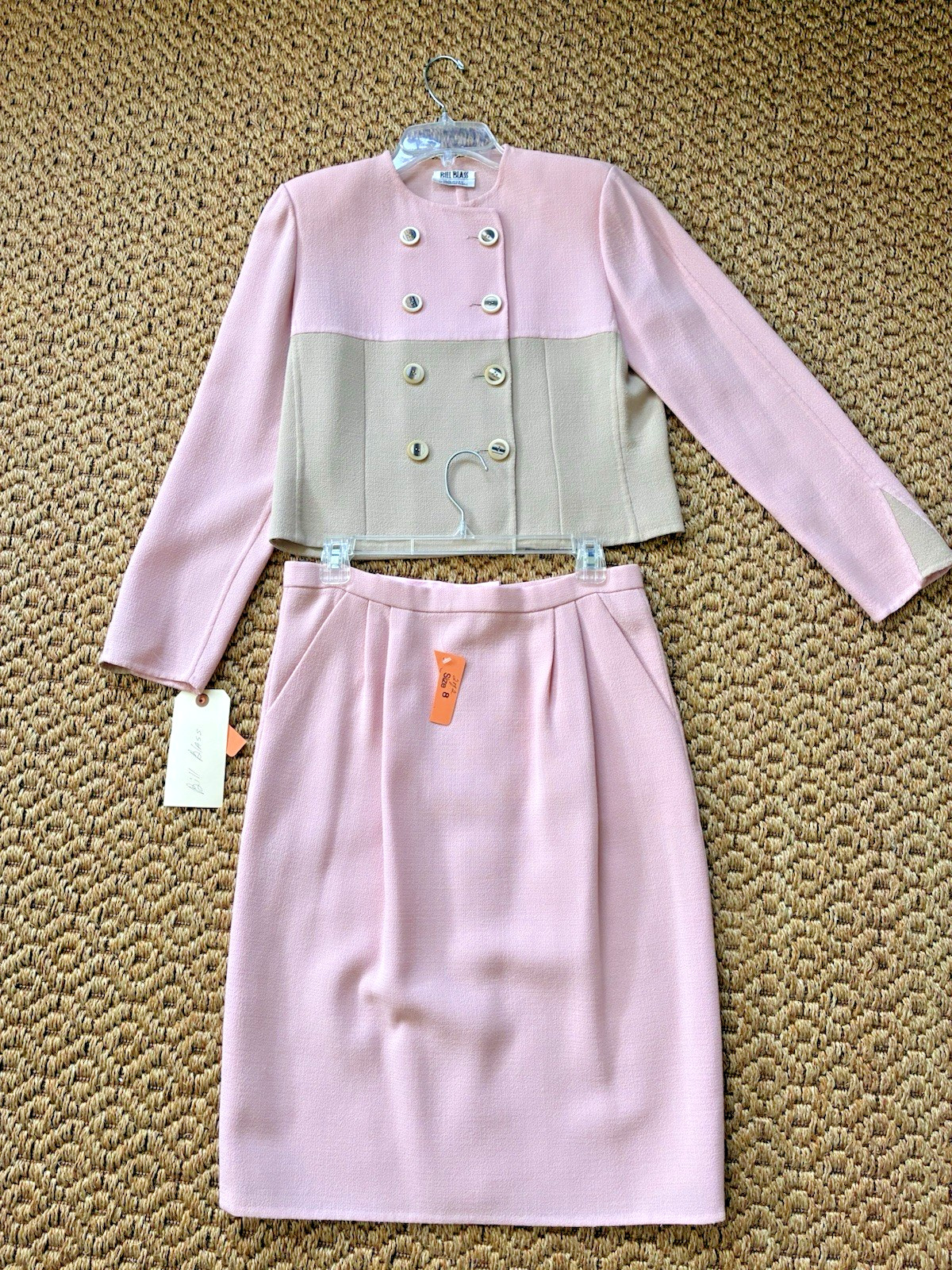 Bill Blass Vintage Womens Suit 8 Classic Chic Jackie O Saks 5th Avenue USA