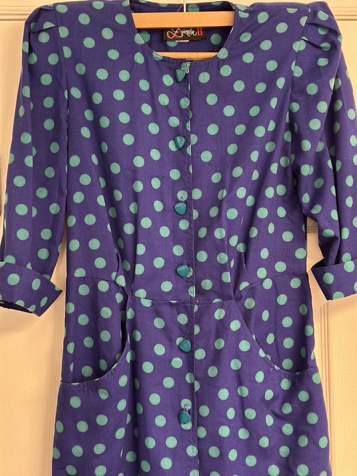 Vintage Women’s Union Polka Dot 1970s dress