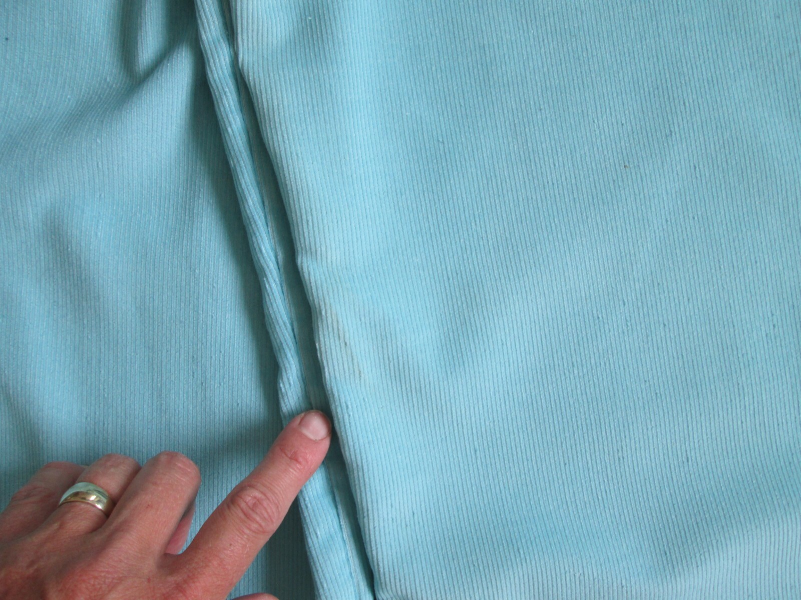 VTG Health-tex Pants 26×26 14 Our Girl Juniors Corduroy Cotton Turquoise Elastic