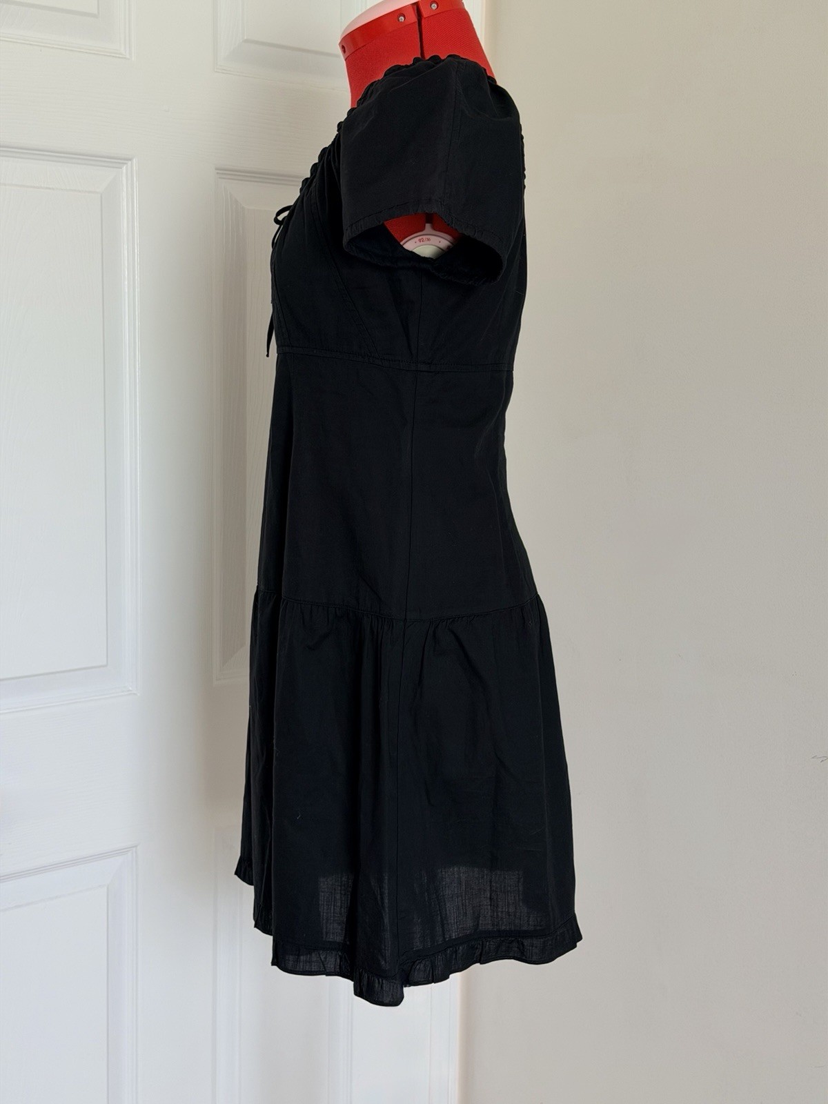 RARE Vintage 90s New Man France Cotton Peasant Dress French Cottagecore S-M